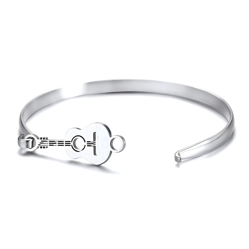 Music Guitar Bangle Bracelet bracelet by Unique Leather Bracelets
