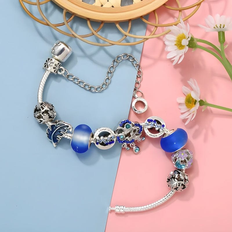 Cloud Water Droplets Charm Bracelet Charm Unique Leather Bracelets   