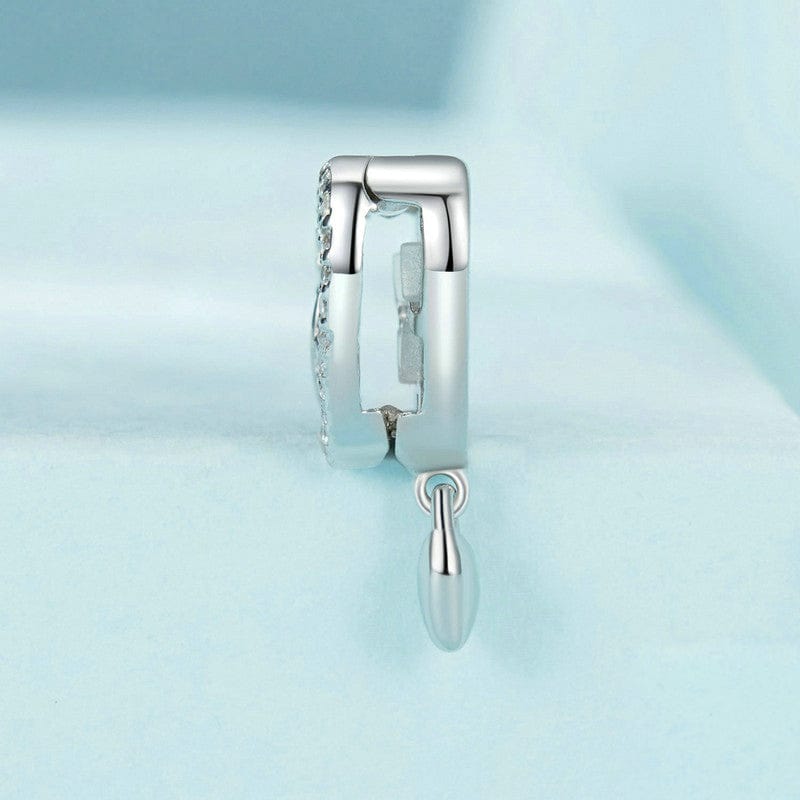 Eternal Heart Clip Charm for Reflex Bracelet bracelet by Unique Leather Bracelets