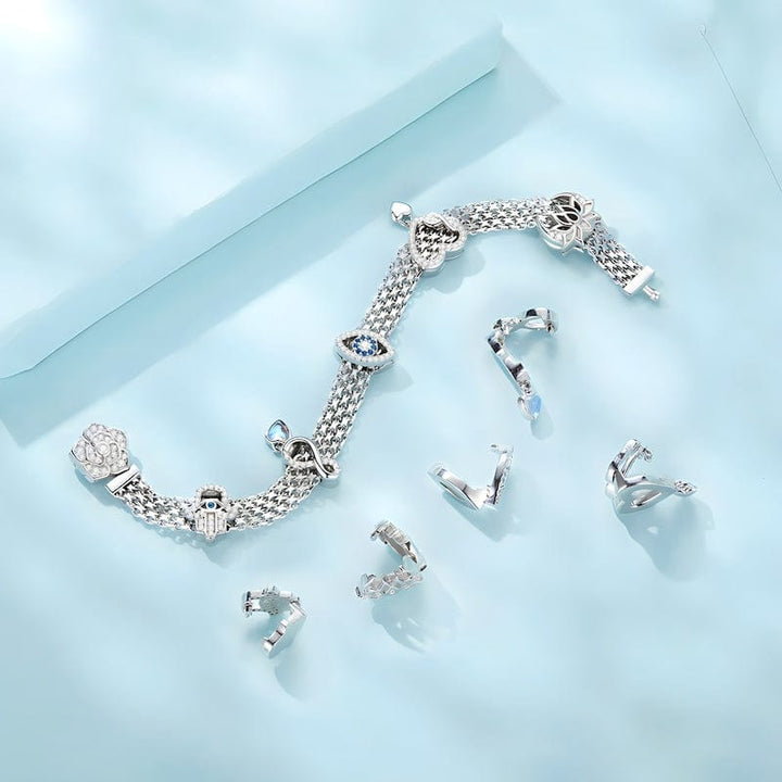 Eternal Love Clip Charm for Reflex Bracelet Charms Unique Leather Bracelets   