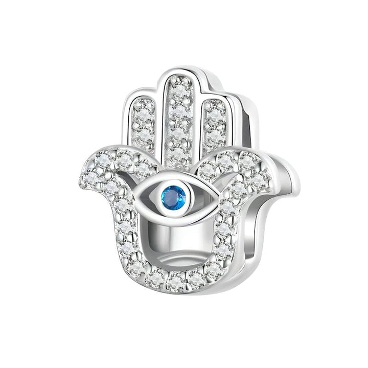 Hand Of Fatima Clip Charm for Reflex Bracelet Charms Unique Leather Bracelets Silver  