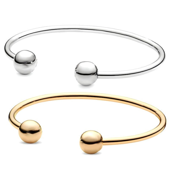 Simple Round Beads Classic Cuff Bracelet Cuff Unique Leather Bracelets   