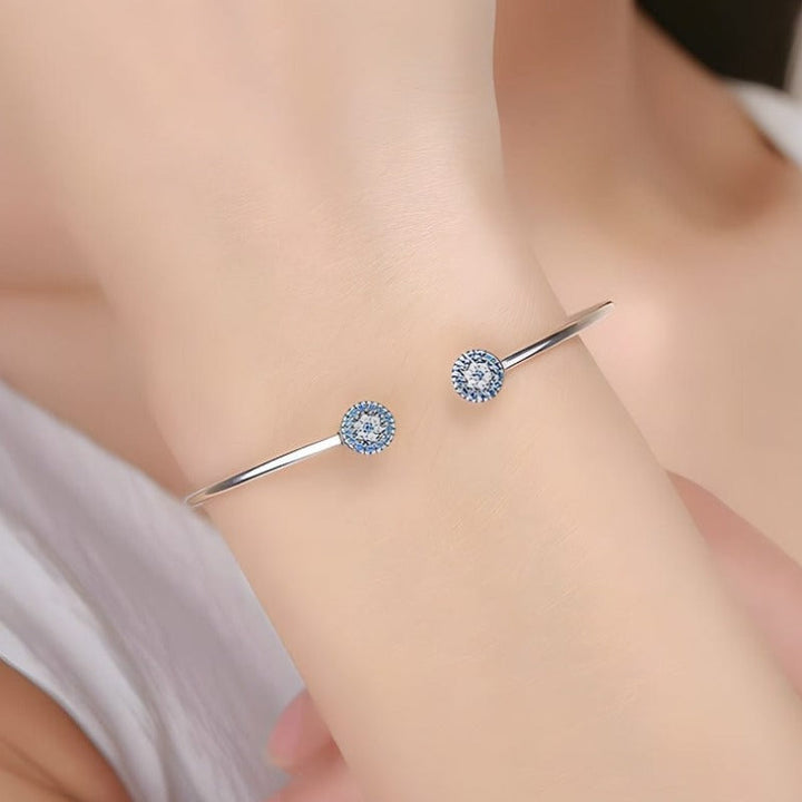 Cuff Shining Stars Cuff Bracelet Adjustable / Silver Unique Leather Bracelets