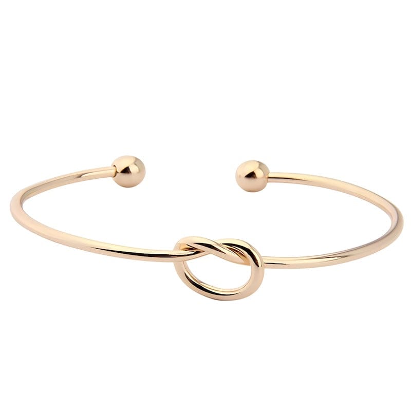 Tie Knot Cuff Bracelet bracelet by Unique Leather Bracelets