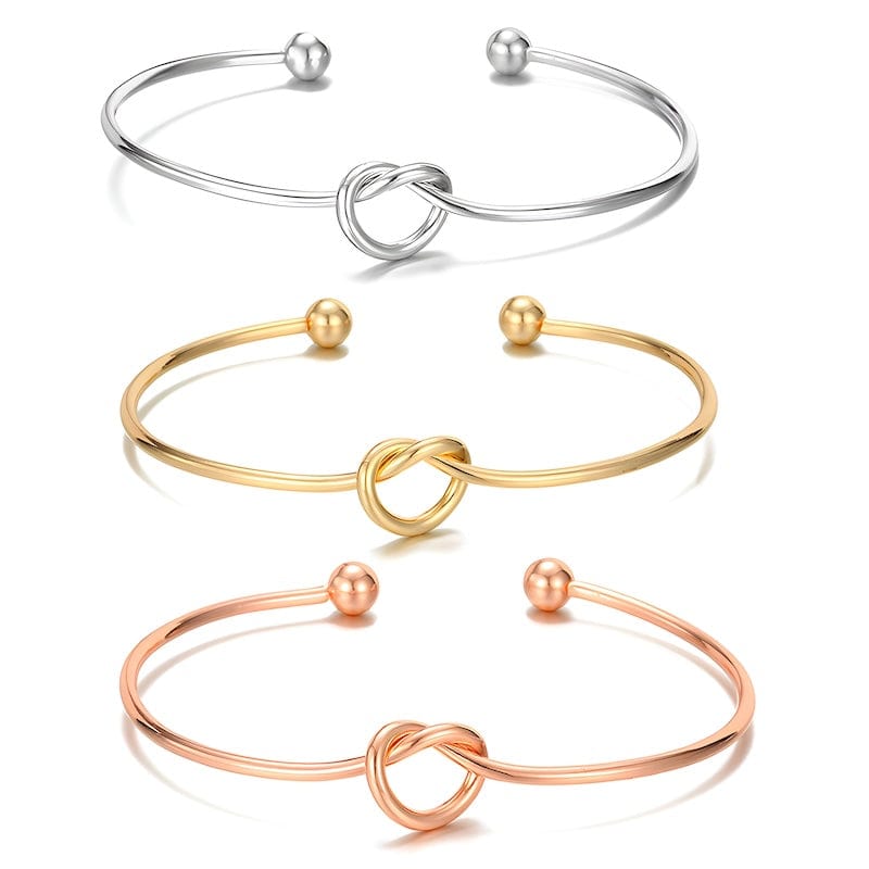 Tie Knot Cuff Bracelet Cuff Unique Leather Bracelets   