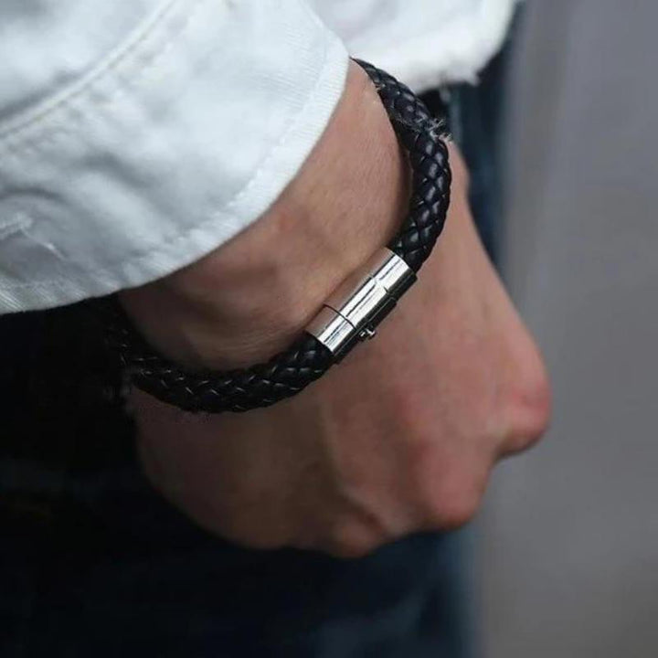 Braided Leather Bracelets bracelet by Unique Leather Bracelets