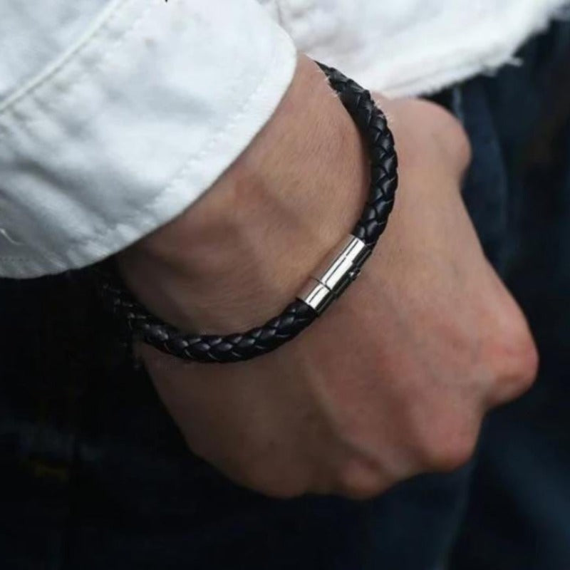 Braided Leather Bracelets bracelet by Unique Leather Bracelets