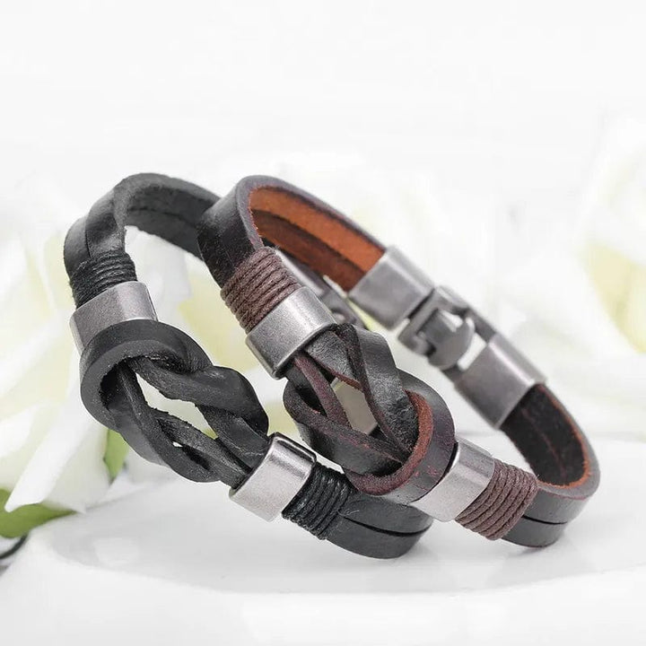 Knight Courage Knot Leather Bracelet bracelet by Unique Leather Bracelets