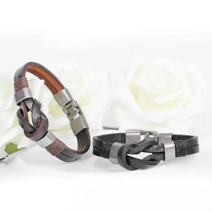 Knight Courage Knot Leather Bracelet bracelet by Unique Leather Bracelets