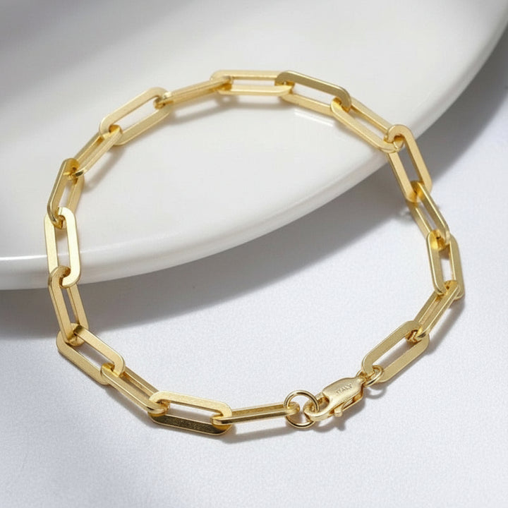 Paperclip Bracelet bracelet by Unique Leather Bracelets