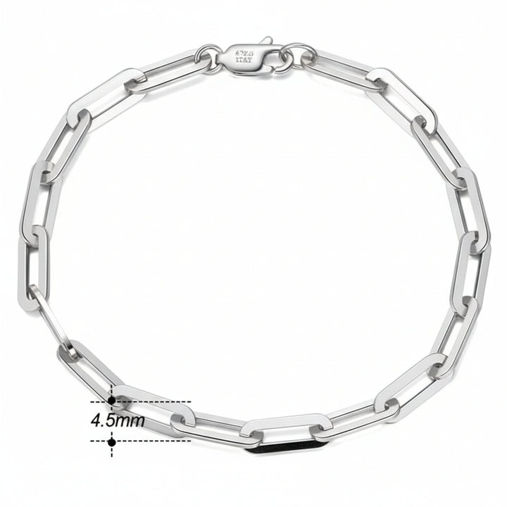 Paperclip Bracelet bracelet by Unique Leather Bracelets