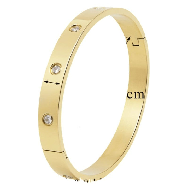 Love Bangle Bracelet Bangle Unique Leather Bracelets Large Gold Wide