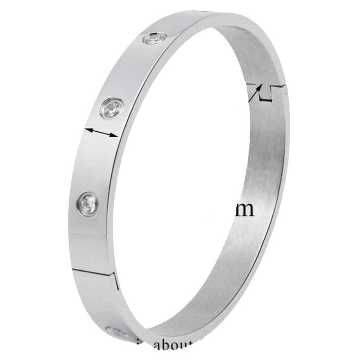 Love Bangle Bracelet Bangle Unique Leather Bracelets Large Silver Wide