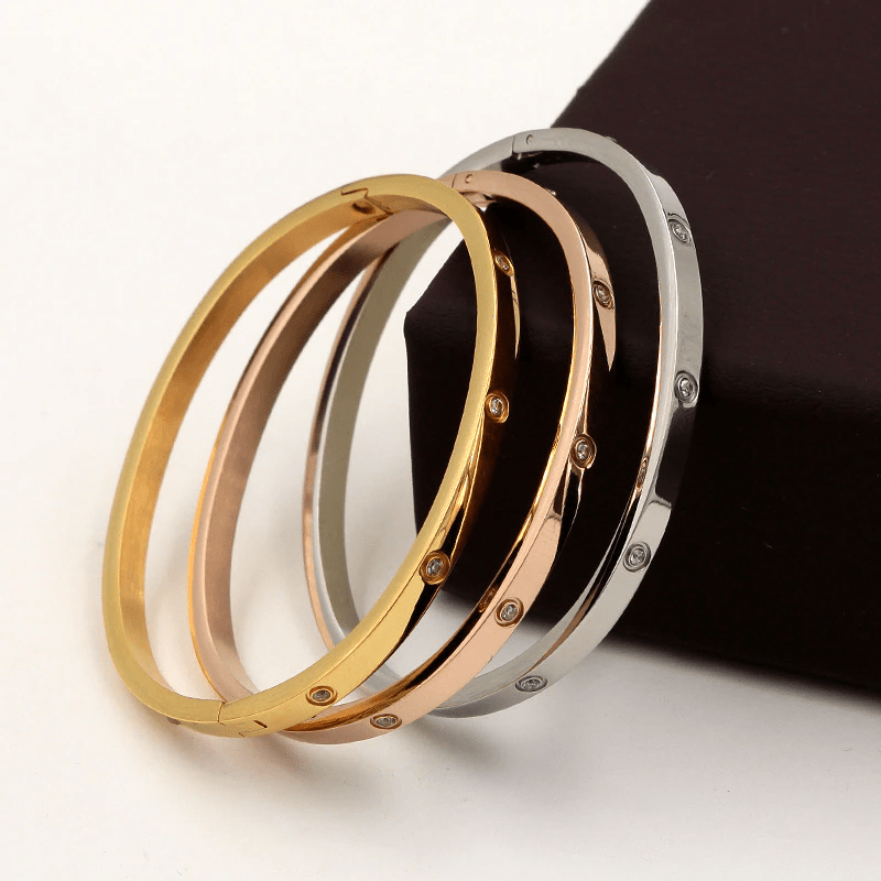 Love Bangle Bracelet bracelet by Unique Leather Bracelets