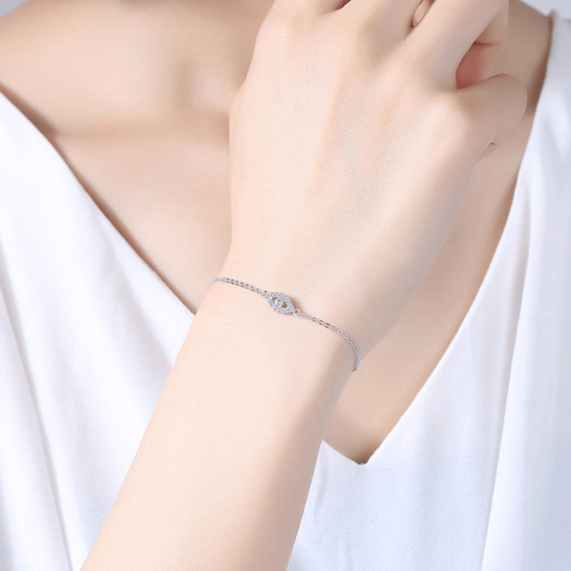 Evil Eye Tennis Bracelet Sterling Silver Blue Stone Tennis Unique Leather Bracelets   