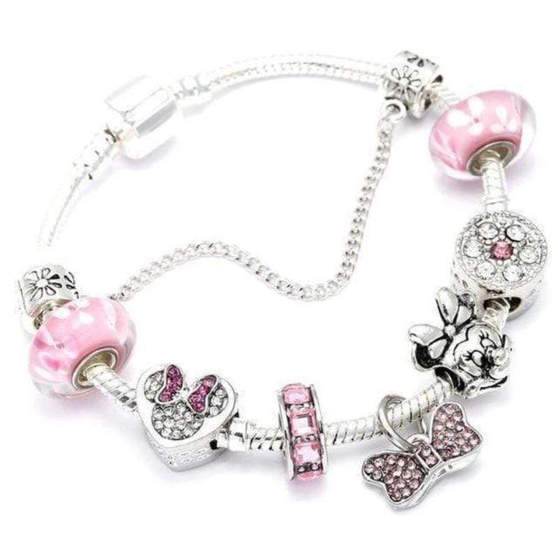 Children's Sparkle Charm Bracelet - Complete Set with Colorful Beads & Charms bracelet by Unique Leather Bracelets