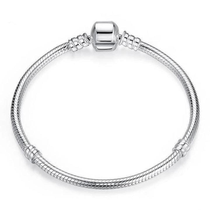 Classic Sterling Silver Bracelet bracelet by Unique Leather Bracelets