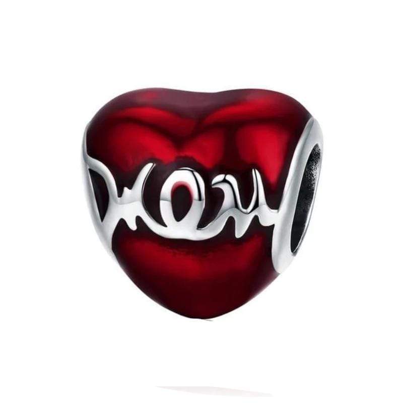 Heart Charms Charms Unique Leather Bracelets Red/6  