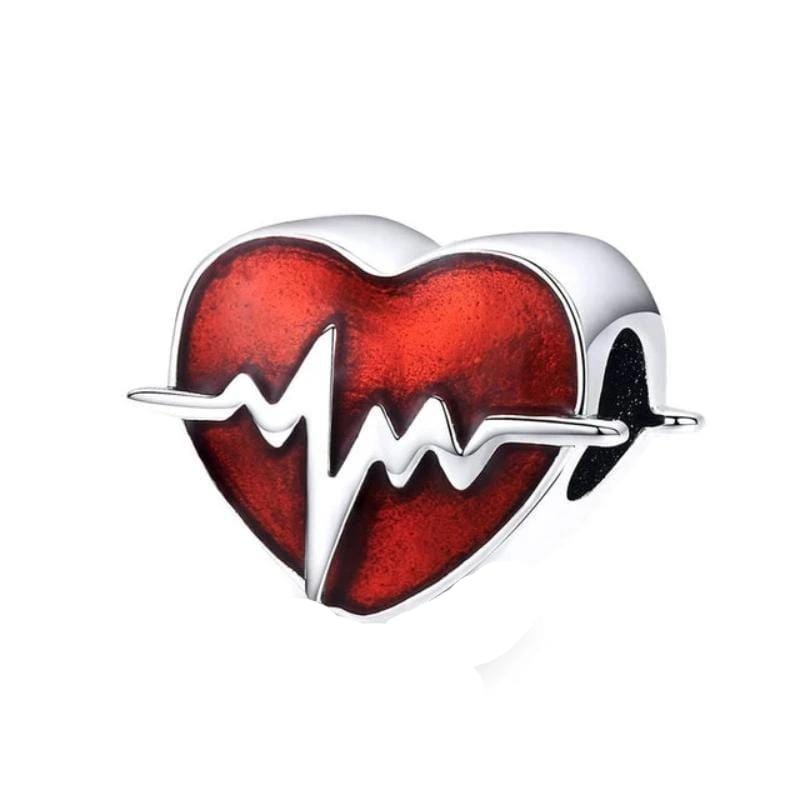 Heart Charms Charms Unique Leather Bracelets Red/7  