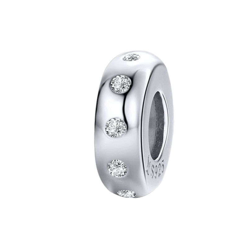 Classic Crystal Stopper bracelet by Unique Leather Bracelets