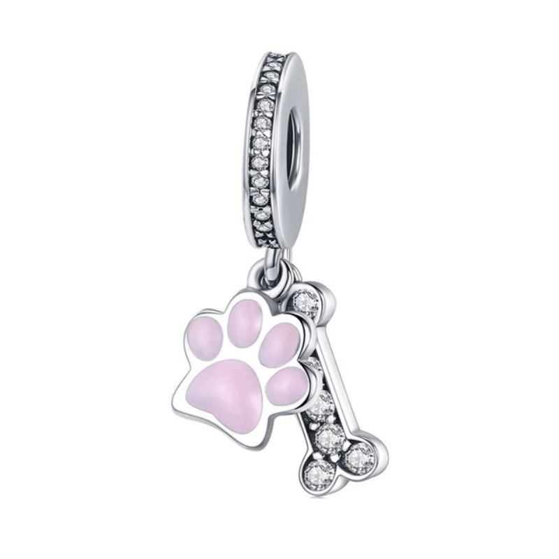 Dog Paw Charms Charms Unique Leather Bracelets SCC452  