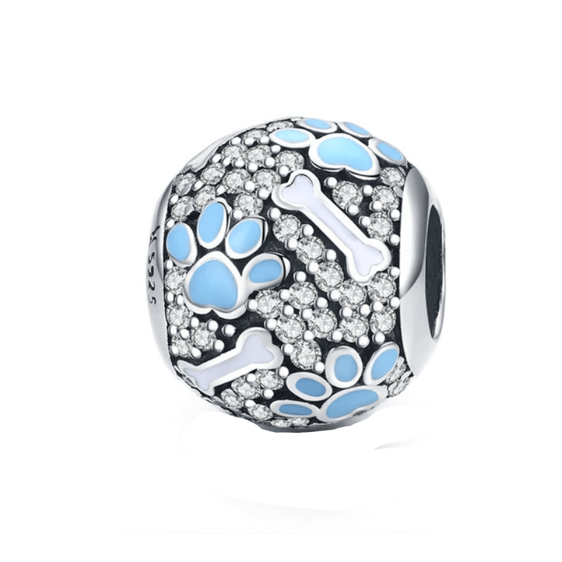 Dog Paw Charms Charms Unique Leather Bracelets SCC765  