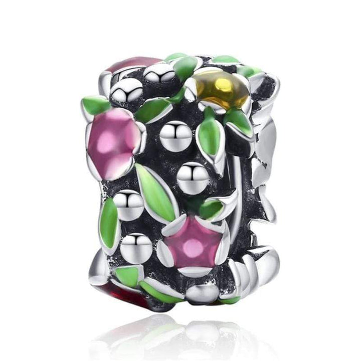 Enchanted Forest Charm Charms Unique Leather Bracelets Silver/1  