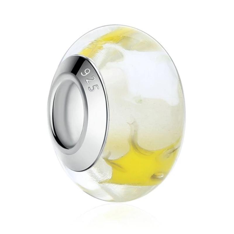 Murano Glass Charm bracelet by Unique Leather Bracelets