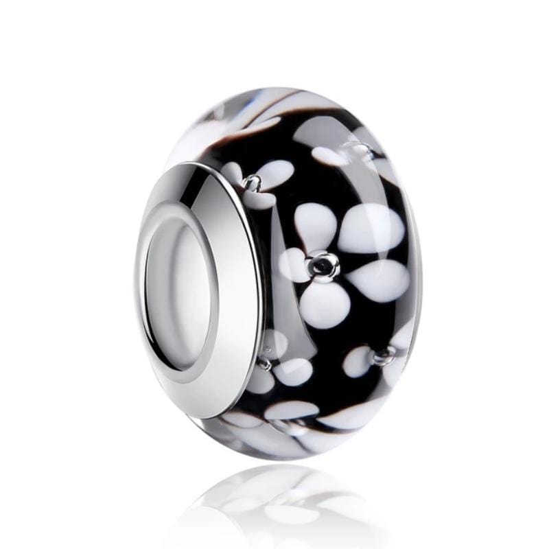 Murano Glass Charm bracelet by Unique Leather Bracelets