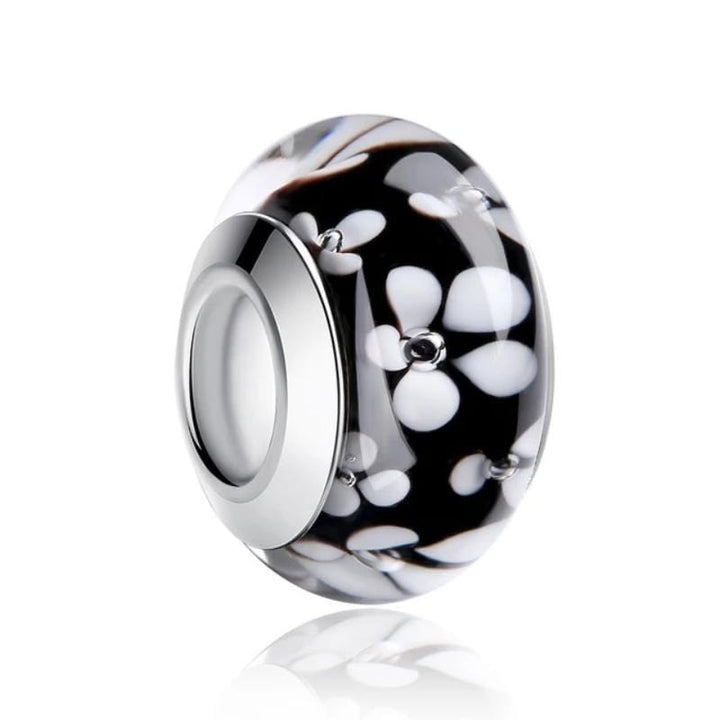 Murano Glass Charm bracelet by Unique Leather Bracelets