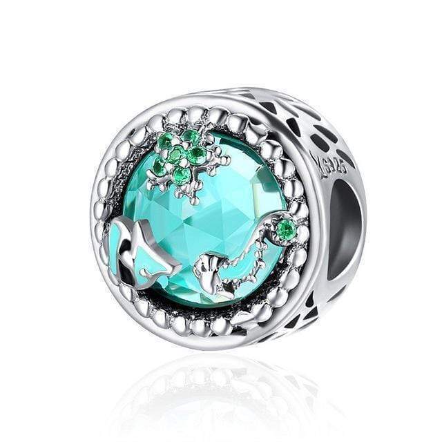 Tropical Ocean Charm bracelet by Unique Leather Bracelets