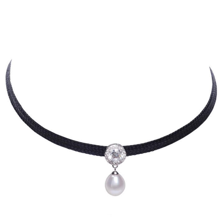 Womens Freshwater Pearl Necklace Necklaces Unique Leather Bracelets Silver  