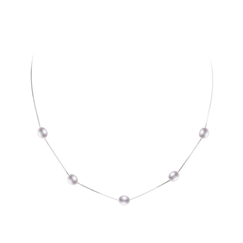 Womens Natural Freshwater Multi Pearl Necklace Necklaces Unique Leather Bracelets   