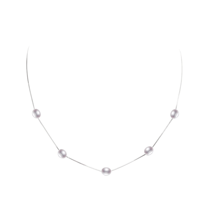 Womens Natural Freshwater Multi Pearl Necklace Necklaces Unique Leather Bracelets   