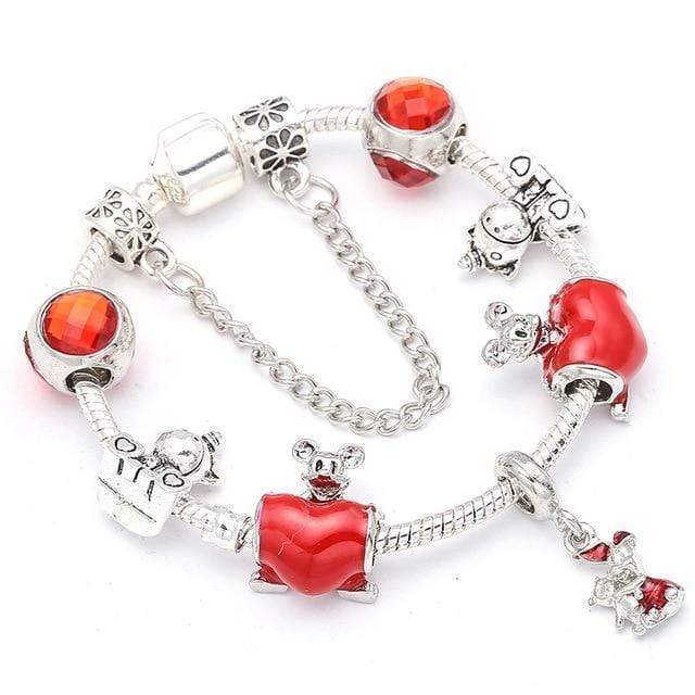 Baby & Child Colourful Charm Bracelet Charm Unique Leather Bracelets Silver/10 Baby/Toddler 