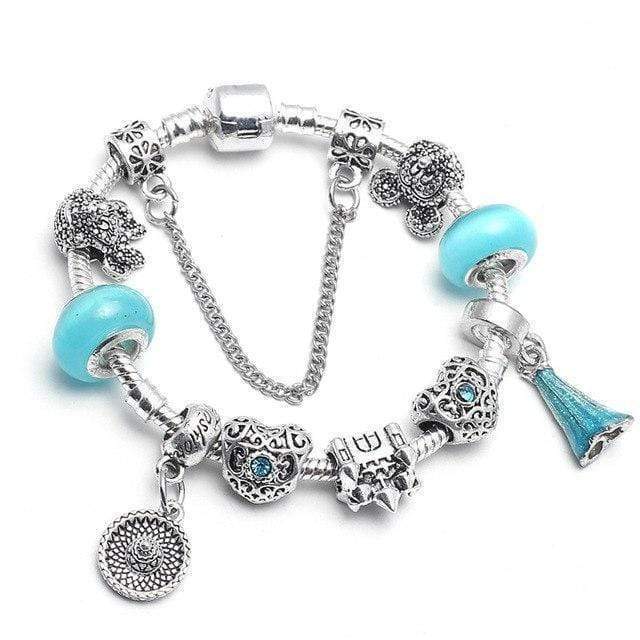 Baby & Child Colourful Charm Bracelet Charm Unique Leather Bracelets Silver/12 Baby/Toddler 