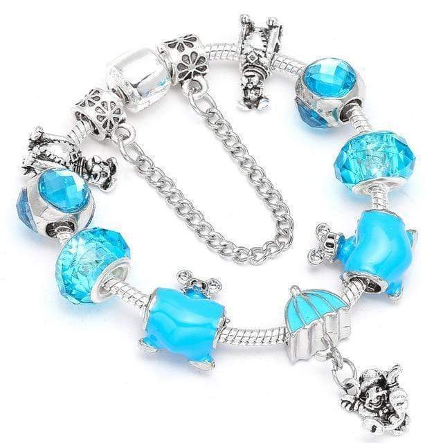 Baby & Child Colourful Charm Bracelet Charm Unique Leather Bracelets Silver/7 Baby/Toddler 