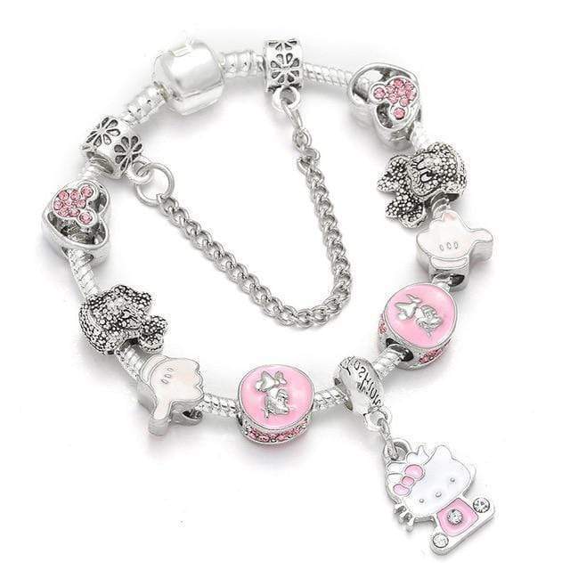 Baby & Child Colourful Charm Bracelet Charm Unique Leather Bracelets Silver/8 Baby/Toddler 