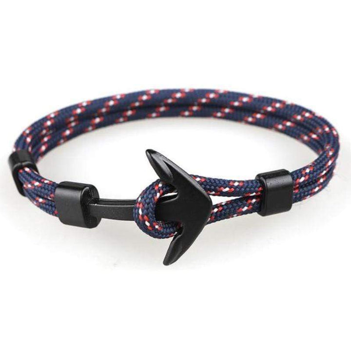 Anchor Wrap Paracord Bracelet bracelet by Unique Leather Bracelets