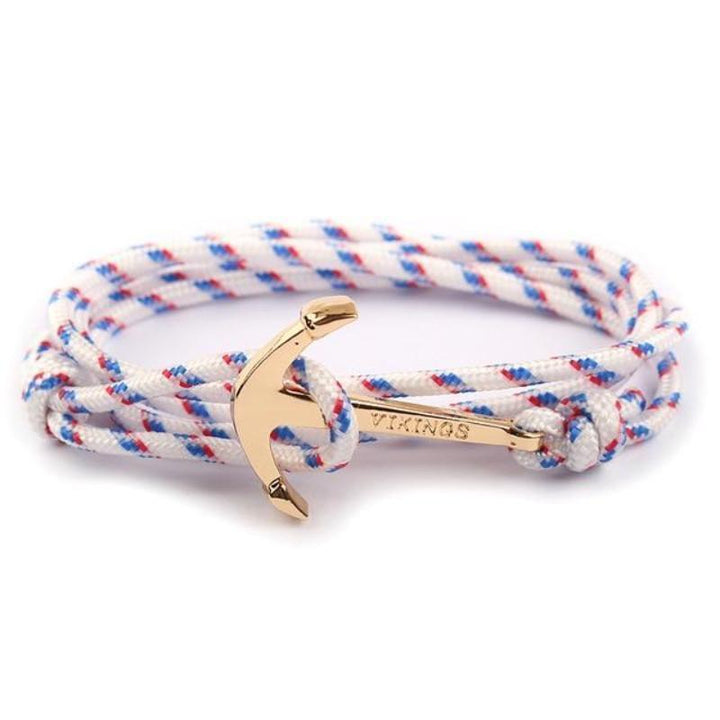 Anchor Wrap Paracord Bracelet bracelet by Unique Leather Bracelets