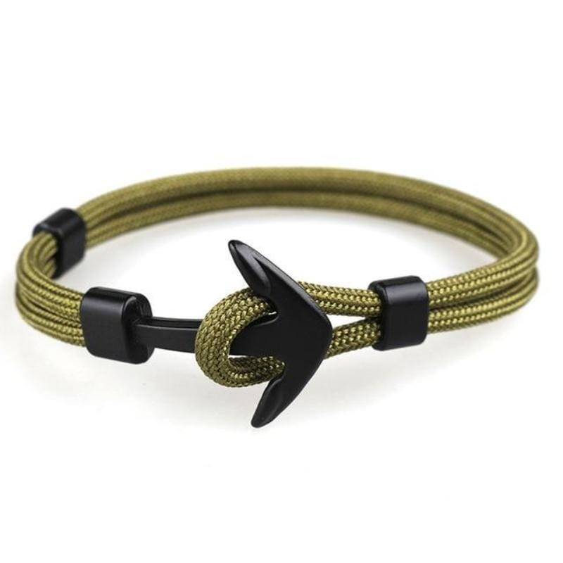Anchor Wrap Paracord Bracelet bracelet by Unique Leather Bracelets
